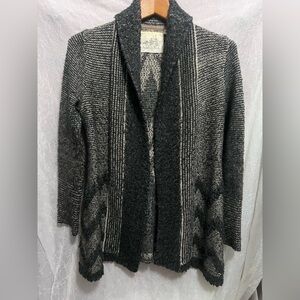 Angel Of The North Black and Gray Cardigan
